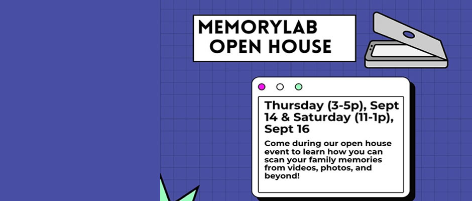 Memory Lab event graphic