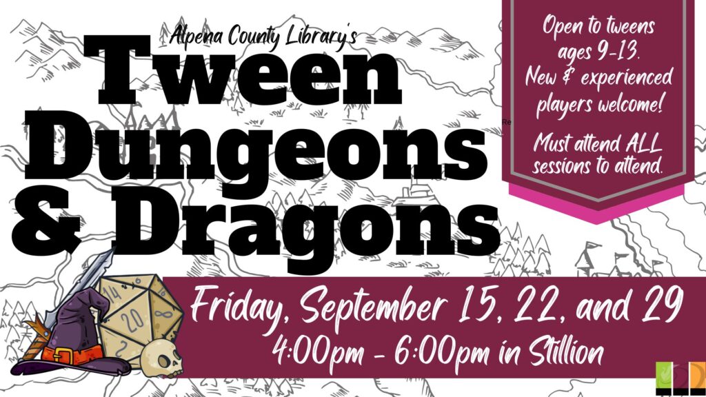 Tween Dungeons & Dragons event graphic